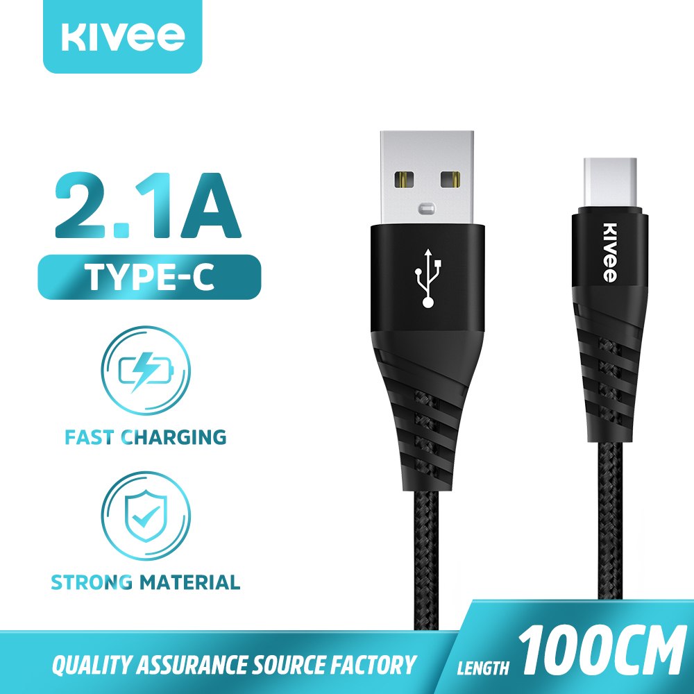 Cáp truyền dữ liệu sạc nhanh USB 2.1A Kivee Original cho Micro Lightning Type-C