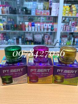 kem thảo mộc trà xanh PT.BERT trắng da-mụn-nám (3 màu)