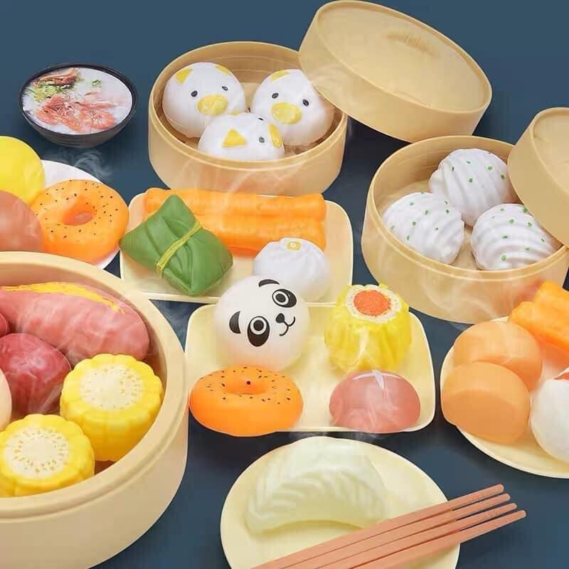 Bộ đồ chơi nấu ăn 88 chi tiết là loại to