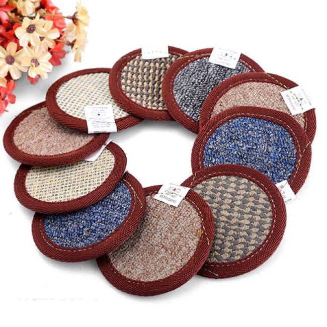 Combo 2 Miếng lót ly chất liệu vải nỉ thấm hút nhanh