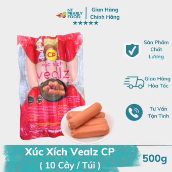 Xúc Xích Vealz, Xúc Xích Đức Loại 1 - Thương hiệu CP - Thích hợp chiên, nướng dùng làm món nhậu, ăn vặt và món ăn gia đình