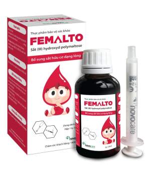 Femalto lọ 15ml sắt nhỏ giọt cho trẻ 0-36 tháng tuổi
