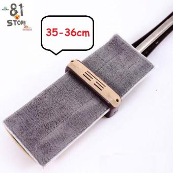 Combo 5 Miếng lau 35cm thay thế hình chữ nhật vắt trên thân - cho cây Spin mop vắt trên thân