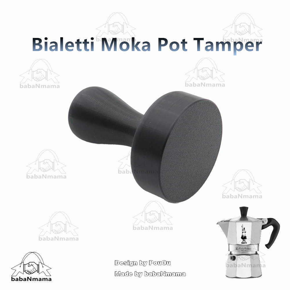Gambar Bialetti Moka Pot Tamper 1 , 2 , 3 , 4 and  6 CUP
