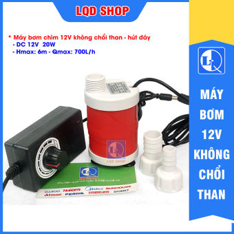 Máy bơm 12v không chổi than | Bơm chìm - hút đáy