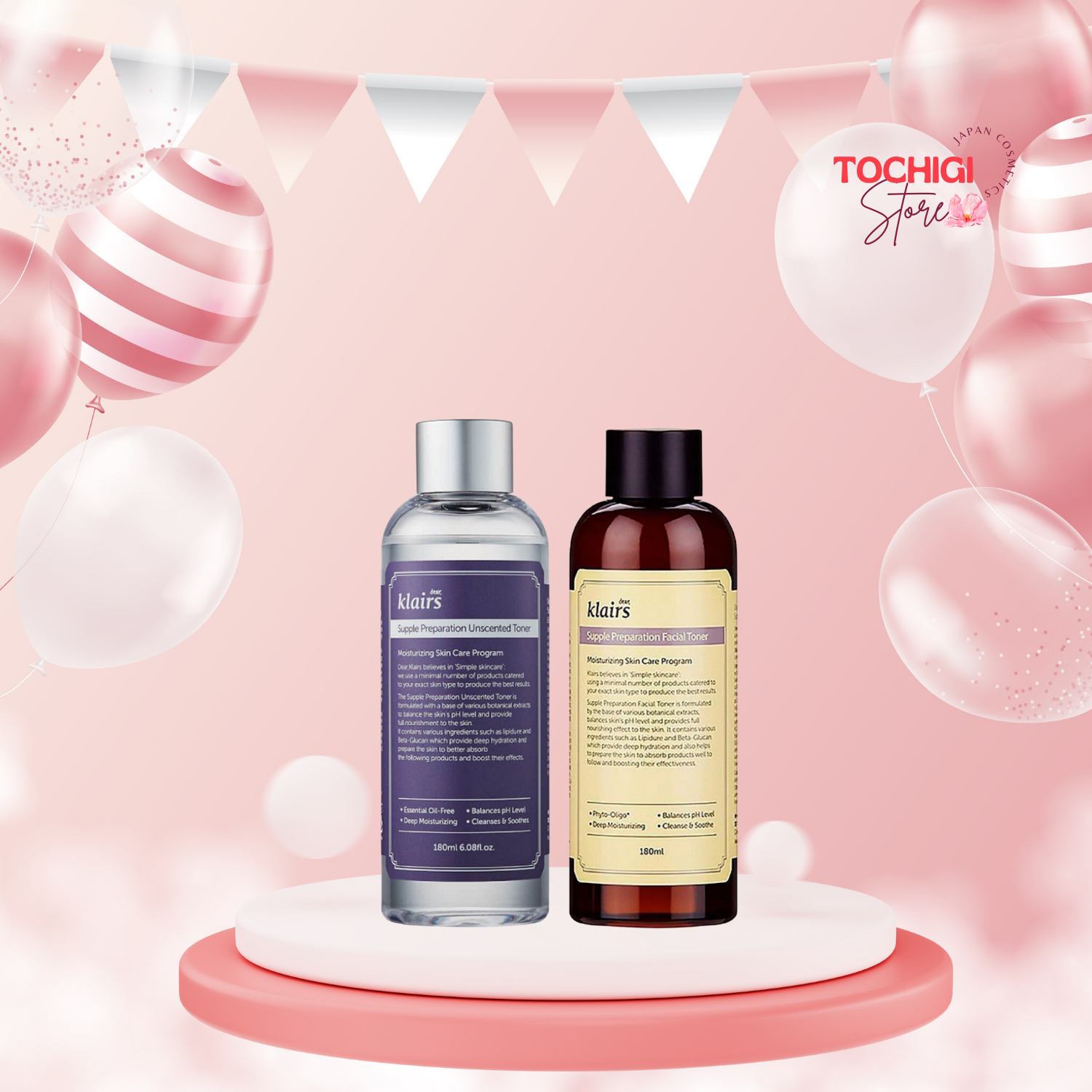 Nước hoa hồng Dear Klairs Supple Preparation toner 180ml