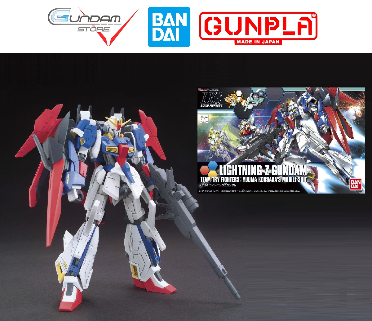 Giảm giá Mô hình gundam hg lightning z hgbf bandai 1/144 build fighters đồ  chơi lắp ráp anime nhật - BeeCost