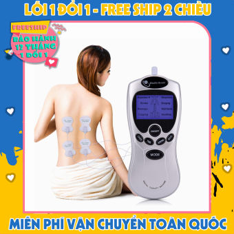 Máy mát xa châm cứu đấm bóp, Máy mát xa (massage) điện châm trị liệu châm cứu 4 miếng dán