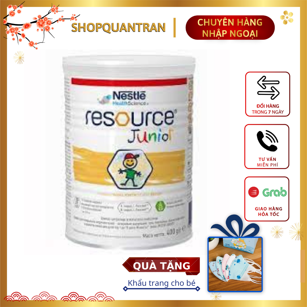 Sữa béo tăng cân resource junior 400g - đức