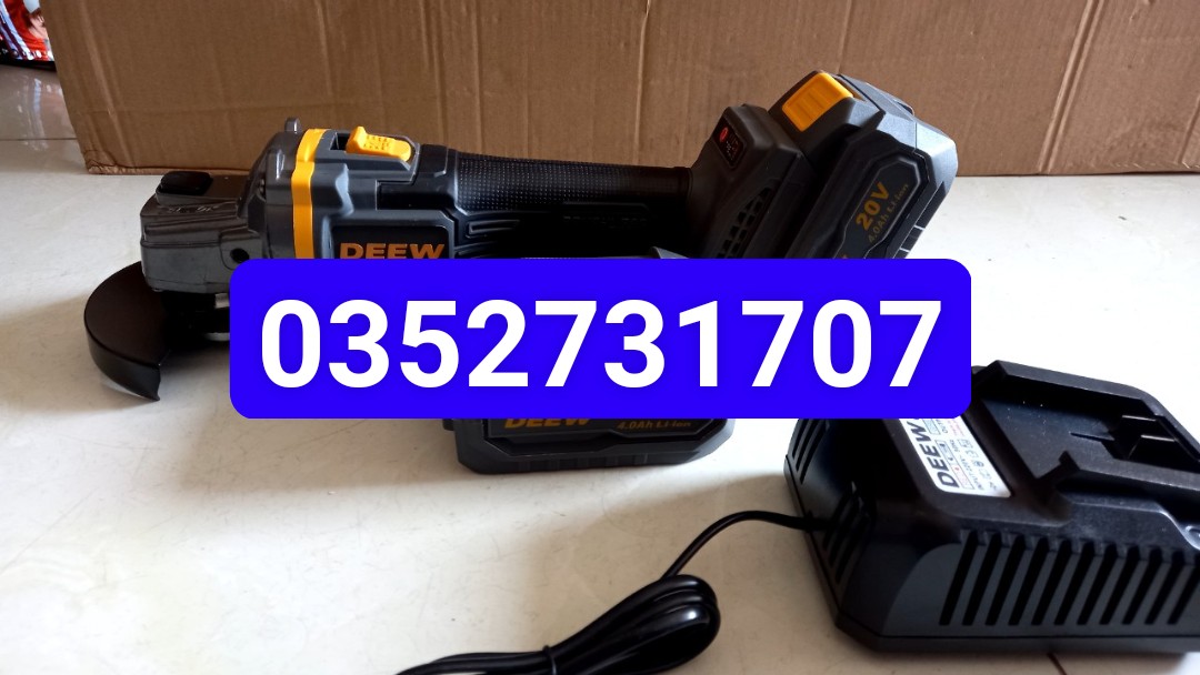 Máy mài pin deew 21v máy gồm 2pin-1 sac-bảo hành 6 tháng
