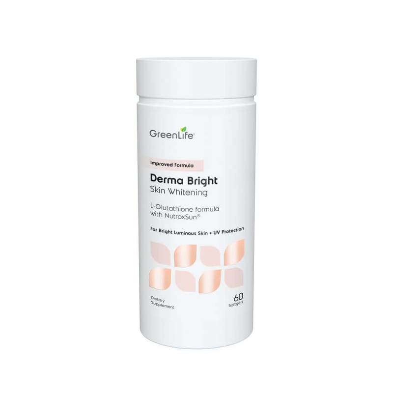 NEW PACKAGING* [AUTHENTIC] GreenLife DermaBright UV Protection Skin  Whitening Brightening (60 softgels) Green Life Derma Bright Skin Bright |  Lazada Singapore
