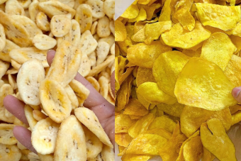 Chuối sấy mix khoai lang sấy mật ong - túi 1 kg