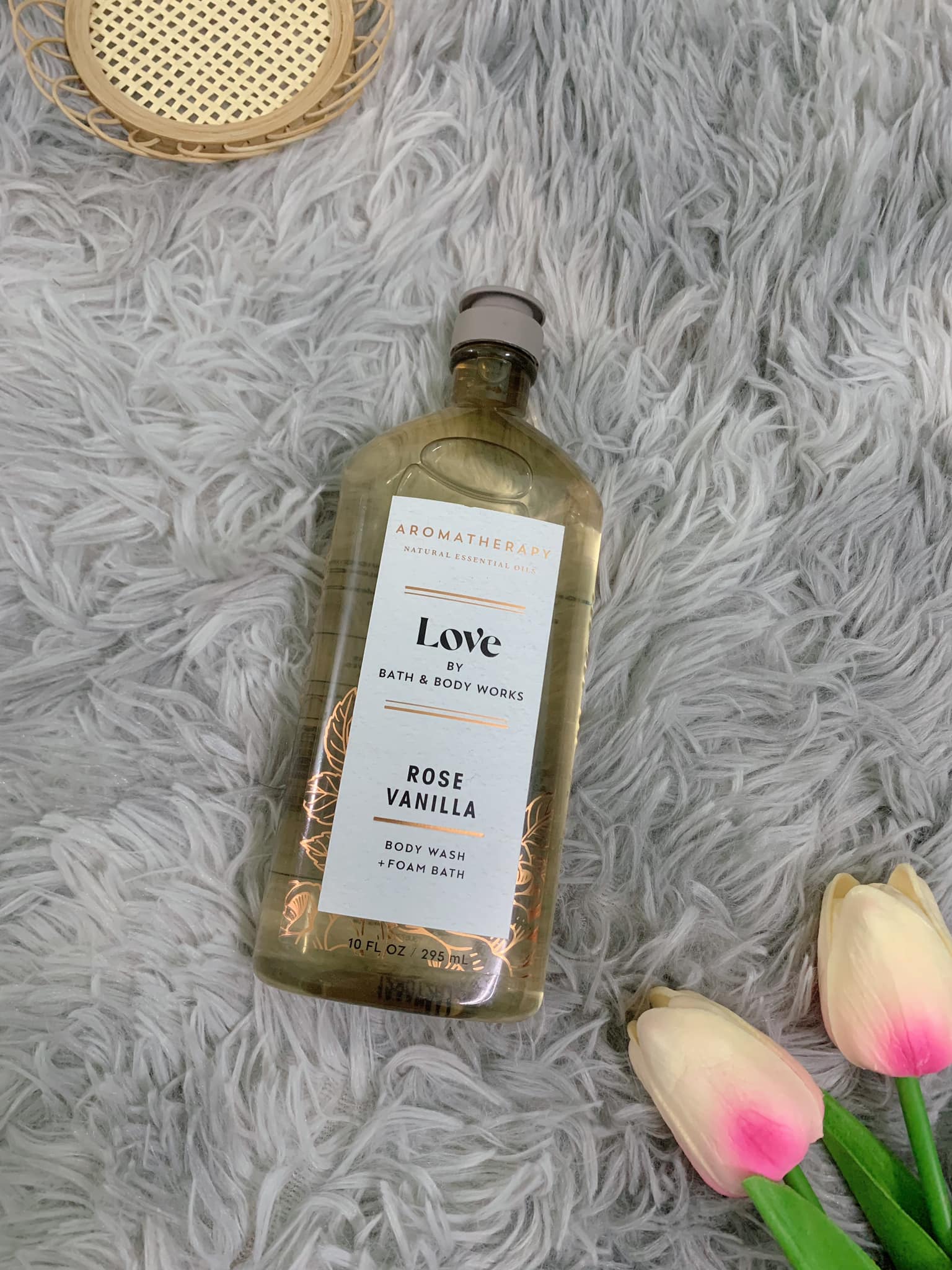 Tắm thư giãn Love Rose+ Vanilla - Bath & Body Works Aromatherapy
