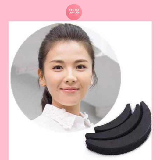 Dụng cụ độn phồng tóc, tóc mái tóc 2 bên đều được, thích hợp cho tất cả mọi người, kẹp mái phồng tự nhiên