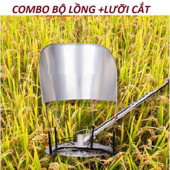 Bộ lồng gặt lúa + lưỡi cắt cỏ gắn máy cắt cầm tay