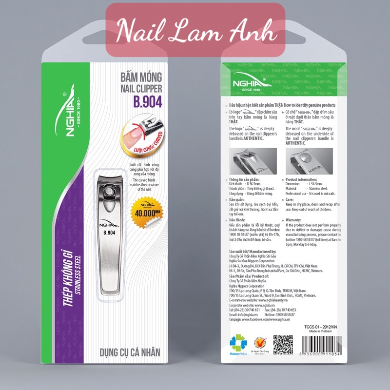 Bấm móng b904- kềm nghĩa