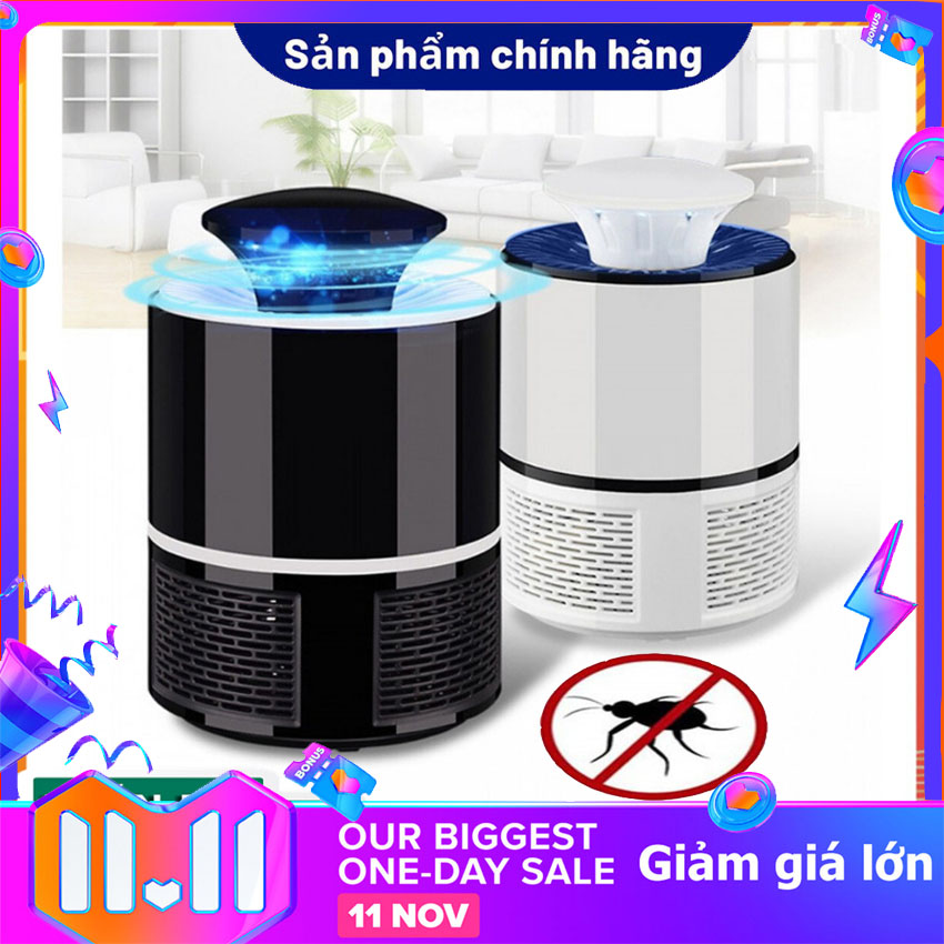 Đèn bắt muỗi thông minh, máy thu hút côn trùng bay, máy bắt muỗi cao cấp công nghệ đèn led dùng nguồn usb