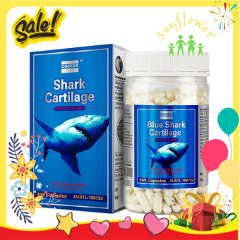 Sụn vi cá mập Costar Blue Shark Cartilage 750mg 365 viên của Úc