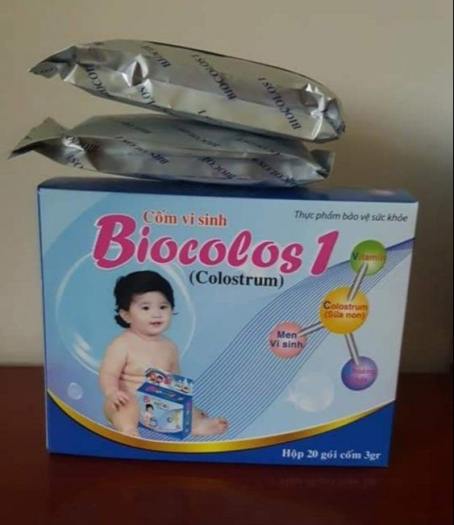 Cốm vi sinh Biocolos 1 – Hỗ trợ giúp bé ăn ngon, tiêu hóa khỏe (Hộp 20 gói)