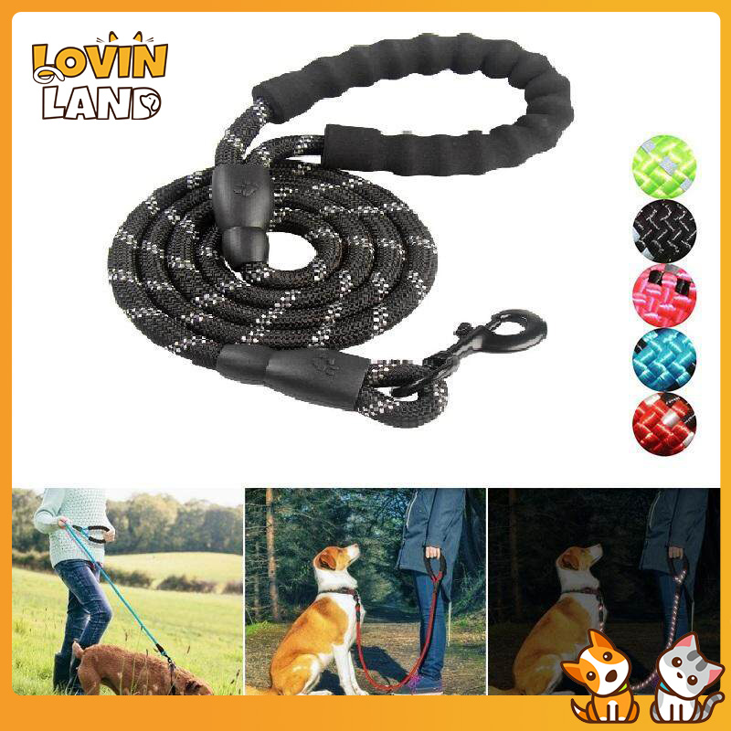 Lovinland Dây Xích Chó Lớn Phản Quang Mới Dây Nylon Dây Xích Theo Dõi Chạy Bộ Cho Thú Cưng Dây Leo Núi Chó Dẫn Dài Cho Chó Lớn Cỡ Trung Bình