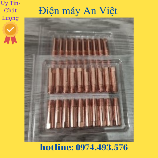 Bép hàn mig m6x25 loại 1.0