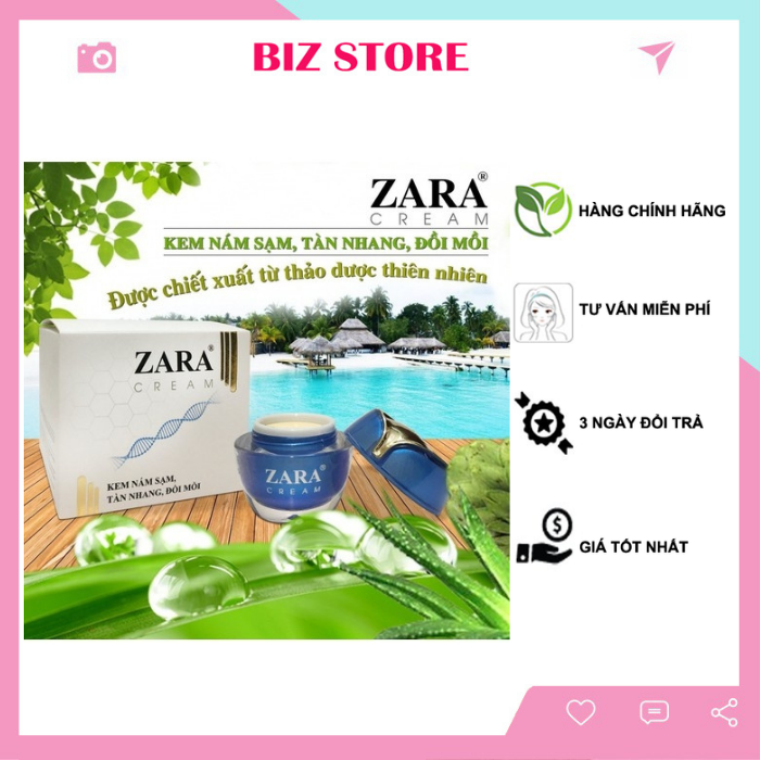 Kem ngừa nám tàn nhang đồi mồi Zara 12g, cam kết sản phẩm đúng mô tả, chất lượng đảm bảo an toàn đến sức khỏe người sử dụng