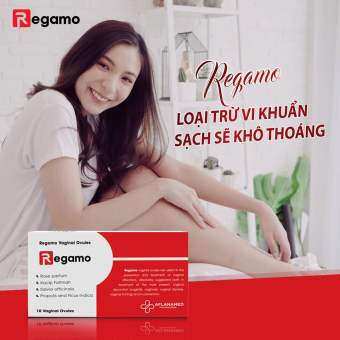 Regamo  - Viên đặt phụ khoa regamo - Viên đặt se khít dùng cho vùng kín