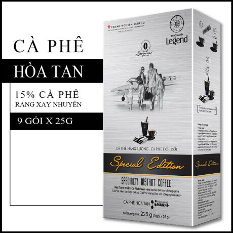 Cà phê sữa hoà tan Ngon - Cà phê hòa tan Trung Nguyên Legend Special Edition - hộp 18 gói.