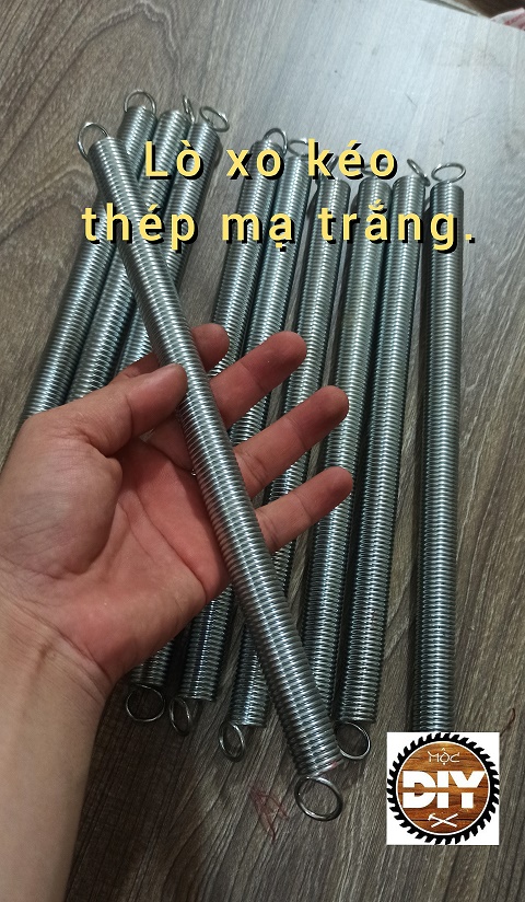 Lò xo kéo thép mạ trắng phi 16_ MOCDIYshop