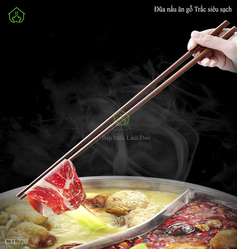 Đũa xào nấu gỗ Trắc Việt Nam chắc bền, không độc hại .