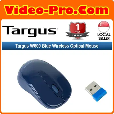 Targus W600 Black/White/Red/Blue Wireless Optical Mouse AMW600MY 1-Year Warranty (3)
