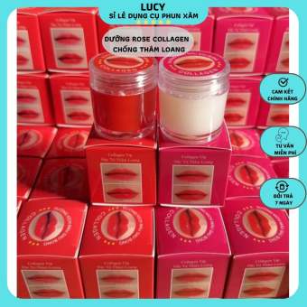 Dưỡng Môi Chống Thâm Loang Rose Chính Hãng, Son Dưỡng Môi Kích Màu Giảm Thâm Loang Dùng Sau Khi Phun Xam Môi, Hũ 10g