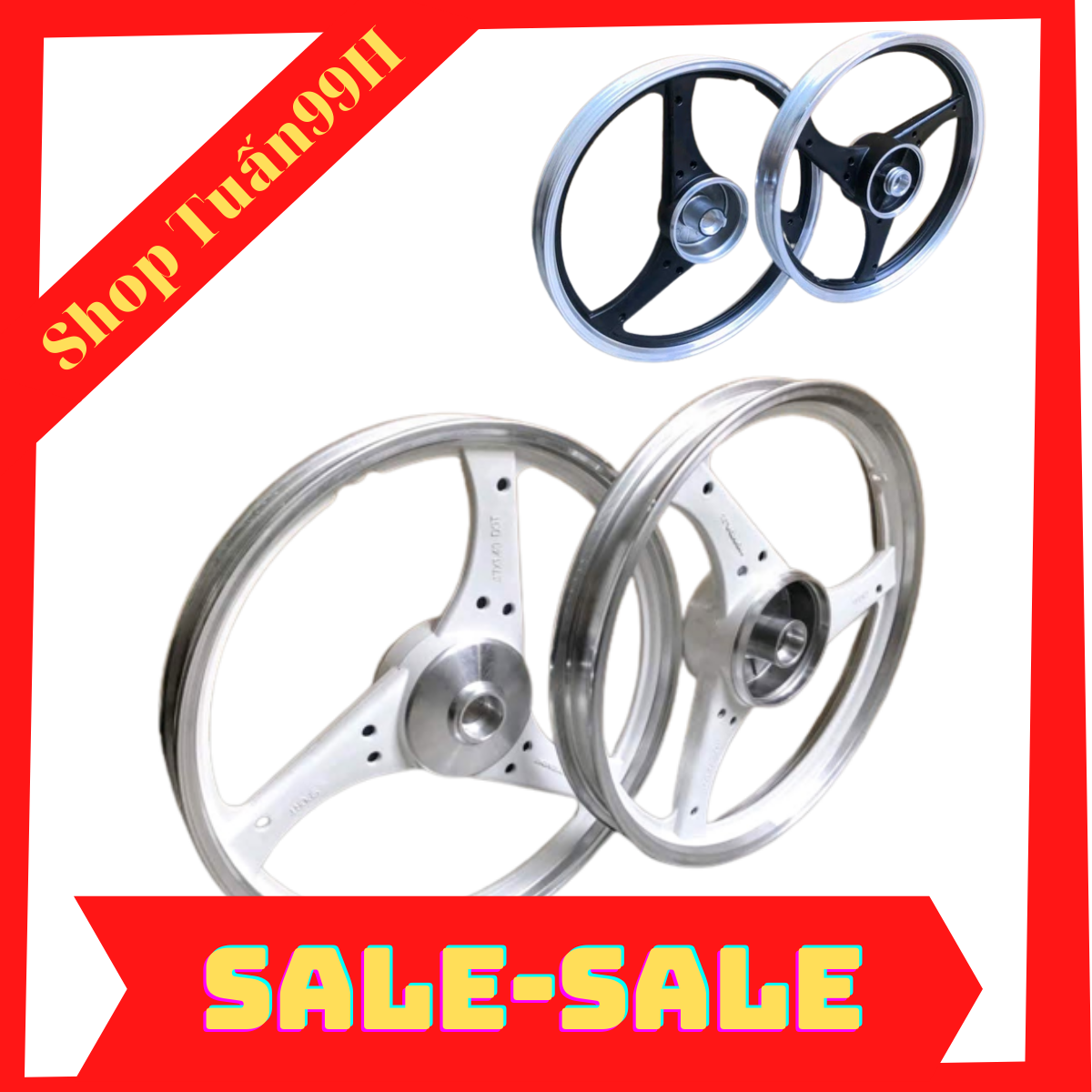 Mâm 3D trắng dành cho Dream, Wave đời cũ thắng đùm