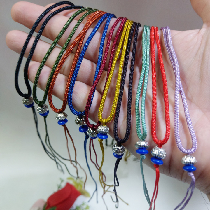 Dây dù đeo cổ đeo các loại mặt có thể thắt rút - T0248