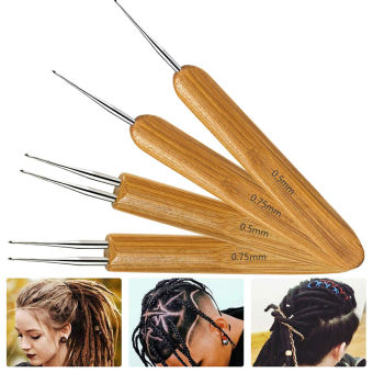 Móc Tóc Giả Dreadlock 0.5Mm Và 0.75 Mm Dụng Cụ Móc Bện Bẩn Đan Móc/YIDA