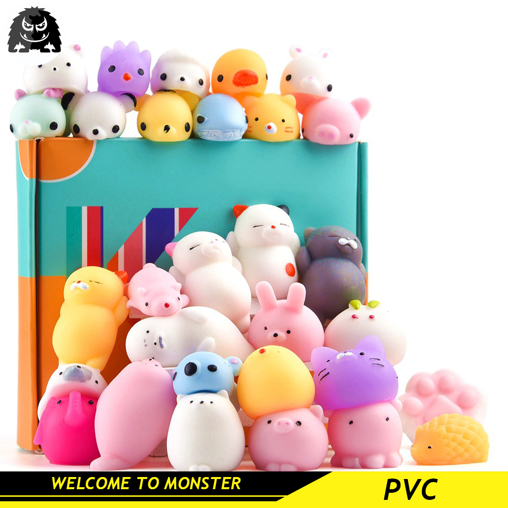 Đồ chơi bóp mochi dễ thương hình quái vật siêu nhỏ dễ thương đồ chơi bóp mềm căng thẳng căng thẳng đồ chơi bồn chồn