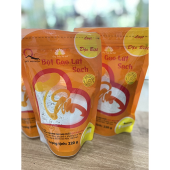 Bột Gạo Lứt Sạch Ống Thầy Tuệ Hải 220g [chính hãng Quy Nguyên]