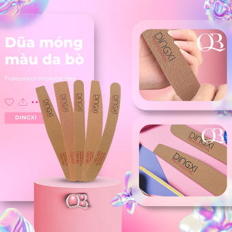 Dũa móng giả da bò Dingxi dũa tạo form móng, dũa phá gel, phá bột