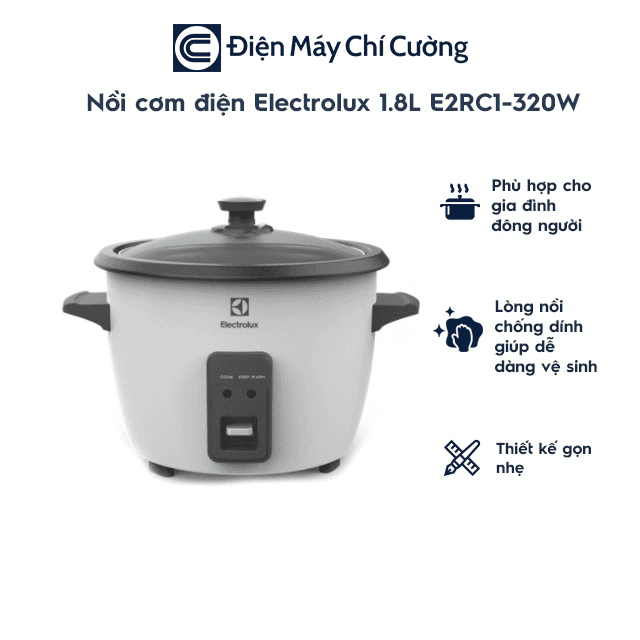 - nồi cơm điện electrolux e2rc1-320w
