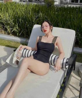 Đồ bơi nữ liền thân 2 dây phụ kiện độc đáo mẫu mới năm 2022 BIKINI SG