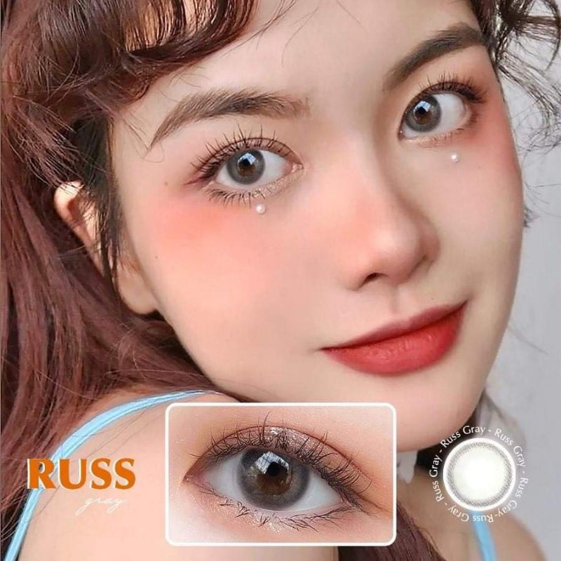 Lens mắt xám tự nhiên (full độ cận 0-6 độ) sử dụng 1 năm(tặng kèm khay đựng bé chưa có dụng cụ đeo)