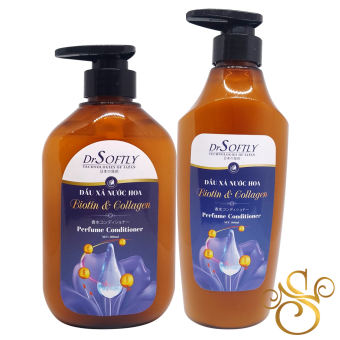 Dầu xả nước hoa Biotin & Collagen DrSoftly - Perfume Conditioner 500ml {Nam Sinh} (kích thích mọc tóc, giúp tóc chắc khỏe, ướp hương cho tóc)