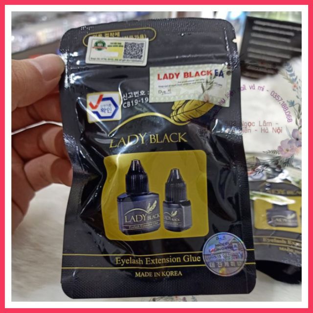 Keo nối mi lady black