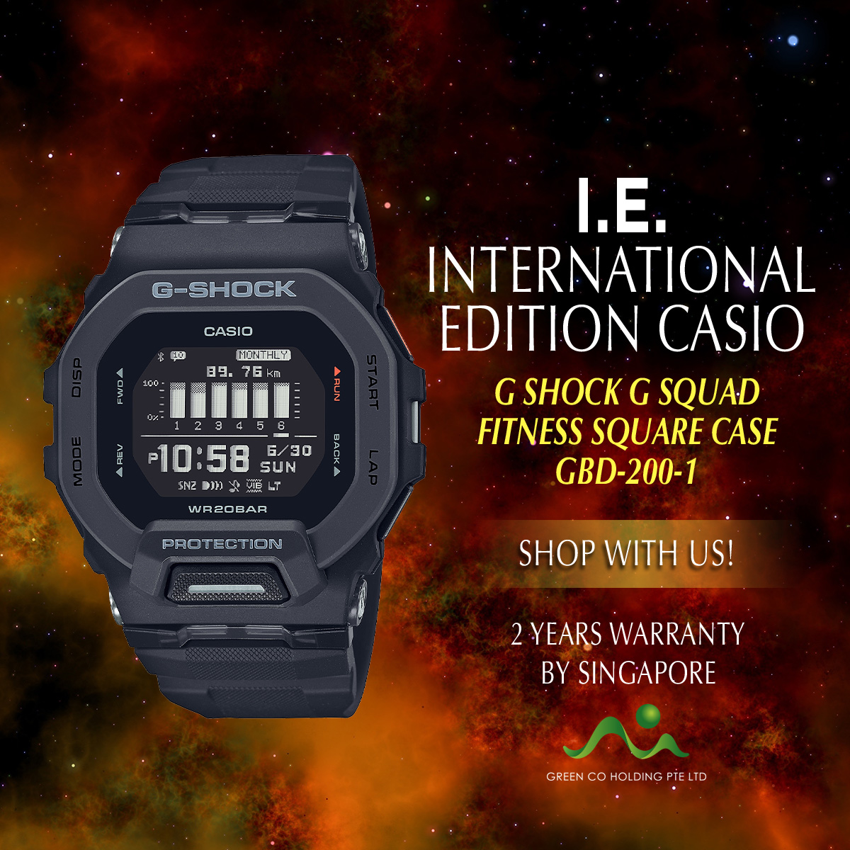 Casio g store shock square watches