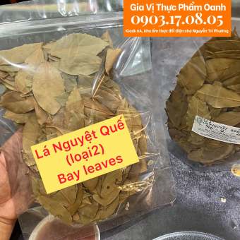 Lá Nguyệt quế loại 2 (Bay leaves)