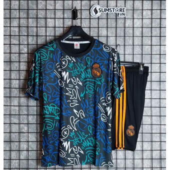 Quần Áo Đá Banh CLB Real Ma Rid Tập - Đồ Đá Banh Nam Nữ 2022