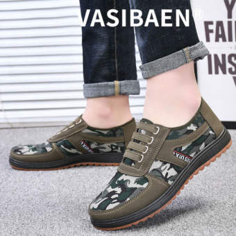 VASIBAEN Giày Vải Mới Giày Thể Thao Thường Ngày Giày Thường Ngày Thời Trang Kết Hợp Với Nhau Và Chống Trơn Trượt Giày Có Đế Giày Xăng Đan Thường Ngày Mẫu Mang Cho Nam