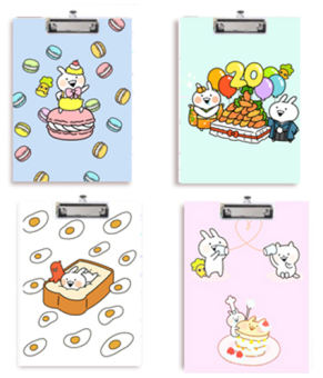 kẹp tài liệu usagyuuun KTLG21 bìa cứng dễ thương cute hoạt hình