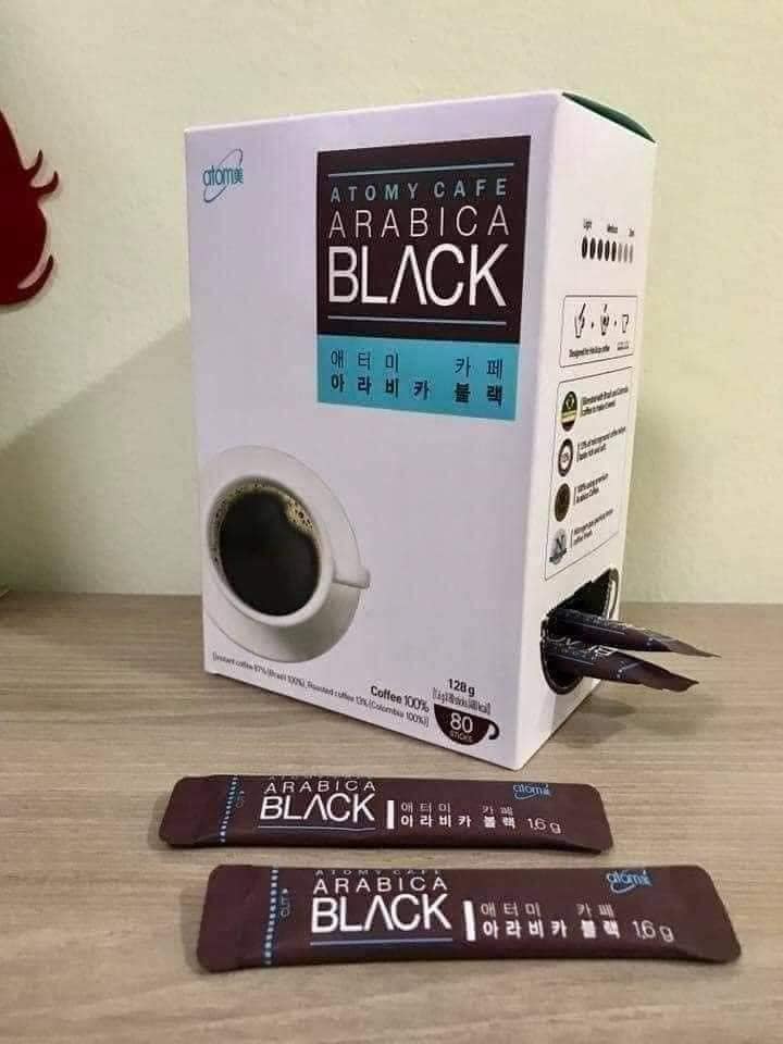 Pro Cà phê đen nguyên chất Arabica - Cafe Arabica Black 1,6g x 80 gói