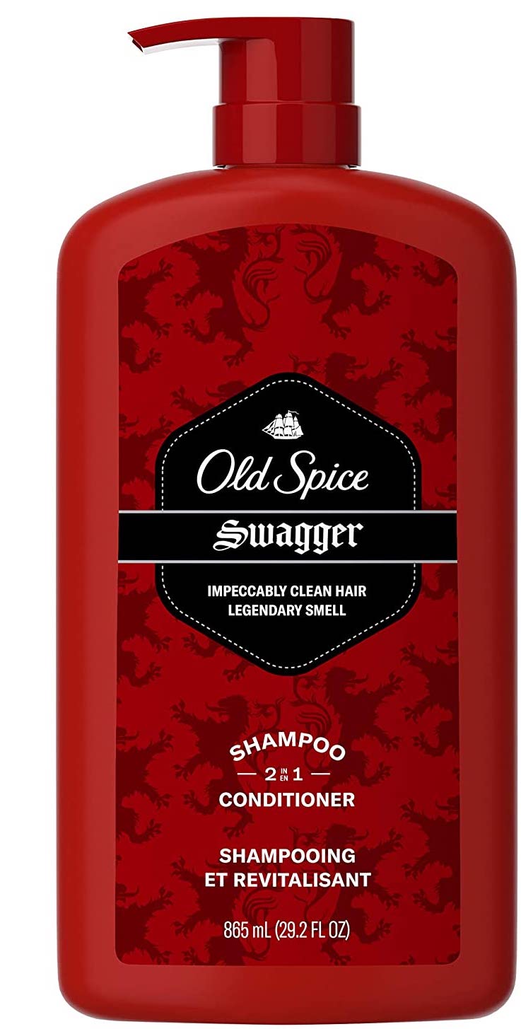 Dầu gội và xả 2 trong 1 cho nam Old Spice Swagger 2 in 1 Shampoo and Conditioner 750ml/865ml/946ml
